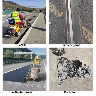 Συναρμολογημένο προσάρτημα οδικών οδών με μετασχηματισμένο άσφαλτο (Melt Modified Asphalt Road Patching Premix)