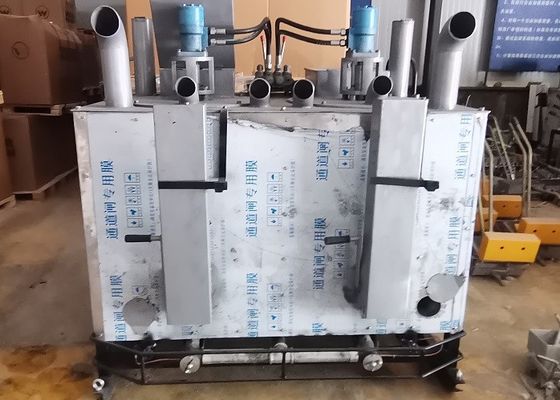 1000 kg θερμοπλαστικό προθέρμανση οδικής σήμανσης λέβητα μηχανή 2 δεξαμενές