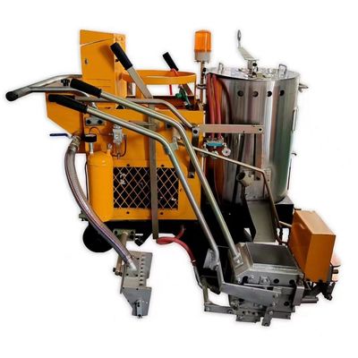 5.5HP Βενζίνη Θερμοπλαστική γραμμή Striping Machine ταχύτητα κίνησης 12km/H