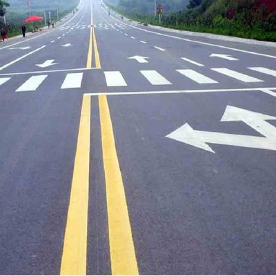 Εργασία σπρώξιμο θερμοπλαστική γραμμής οδικής σήμανσης μηχανή 125L δεξαμενή με φίλτρο