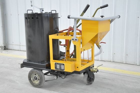 Hand Pushing Thermoplastic Road Line Striping Marking Machine