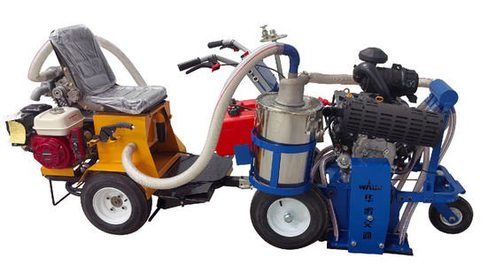 Μηχανή απομάκρυνσης σήμανσης οδικής γραμμής αλέσεως PCD με ανακύκλωση αναρρόφησης