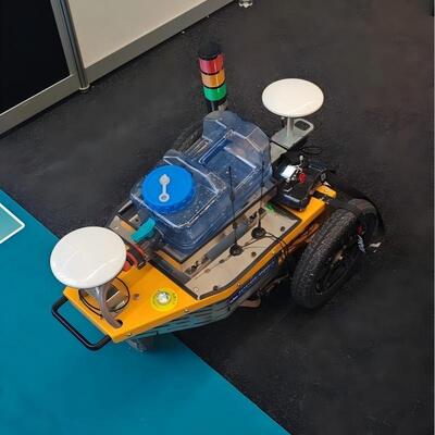 Robot / Maskine za predznakove na cestama - Izložba na Intertraffic Amsterdam 2026 - GPS lokacija