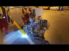 MMA + BPO 98:2 ψεκασμός γραμμής οδικής γραμμής γραμμικής σήμανσης μηχανή ταχείας ξήρανσης εξωτερικής ανάμειξης